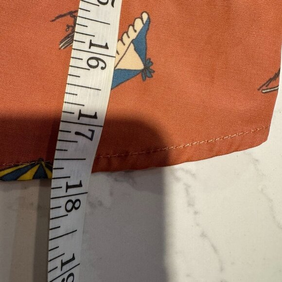 Seaesta Surf X Peanuts® Snoopy Shade Button Up Shirt, Rust Boys Medium - Picture 10 of 12